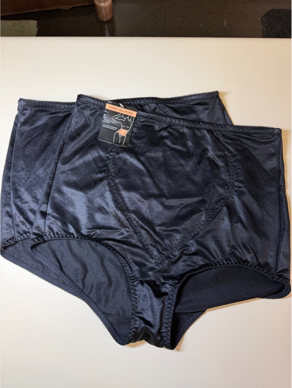 Bali Shaping High-Waisted Brief Panties 2-Pack Black Size 3X